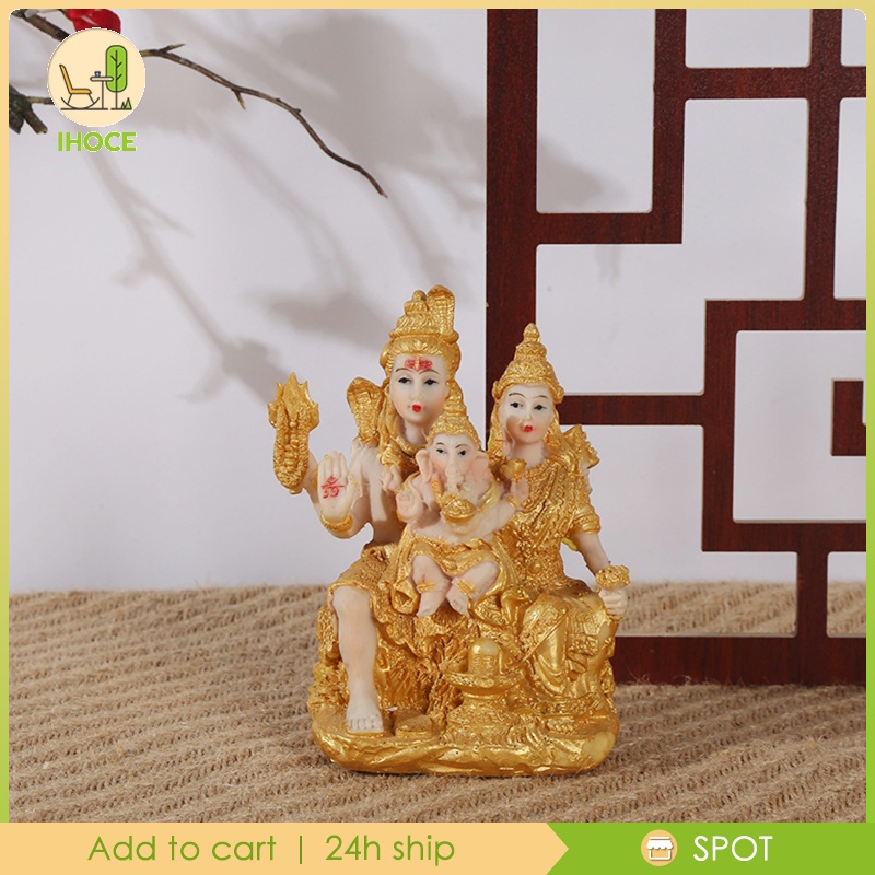 Hindu Deity Hindu Deity Trang trí máy tính để bàn Tượng Phật Ấn Độ cho Đền thờ sân vườn Altar