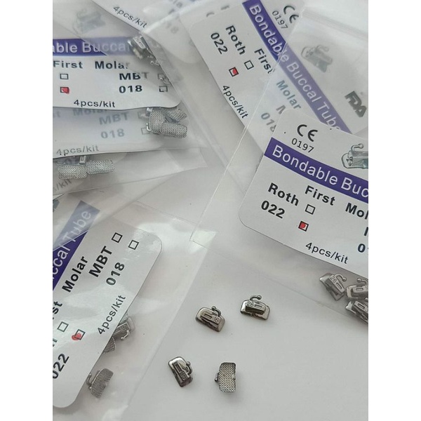 Mắc cài răng 6, răng 7 loại 1 ống