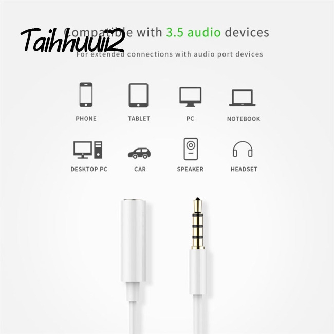 Cáp chuyển đổi âm thanh thông dụng từ 3.5mm Audio dành cho Mp3 / điện thoại