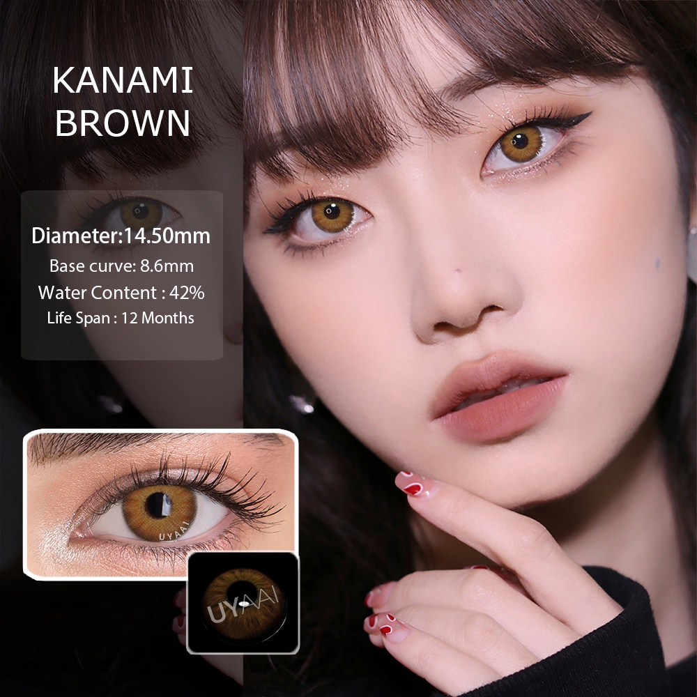 Set 1/2 Cặp Kính Áp Tròng Nhiều Màu Sắc Vui Nhộn Cho Gia Đình