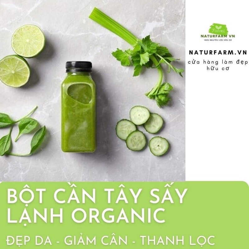 1kg BỘT CẦN TÂY SẤY LẠNH - Bột Hữu Cơ dinh dưỡng  và detox ogranic