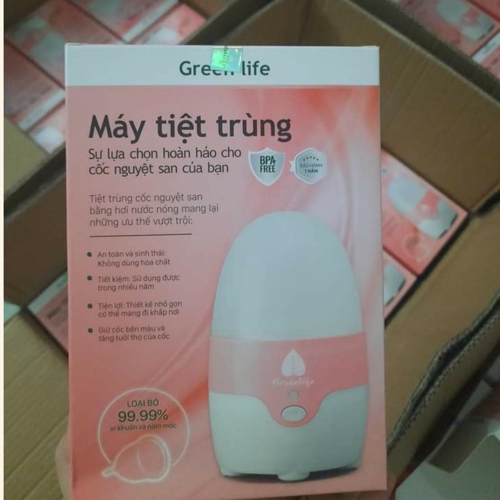 Máy Tiệt Trùng Minhchaustore máy tiệt trùng cốc nguyệt san green life