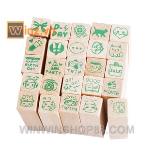 Bộ con dấu Happy Life - Winz.vn