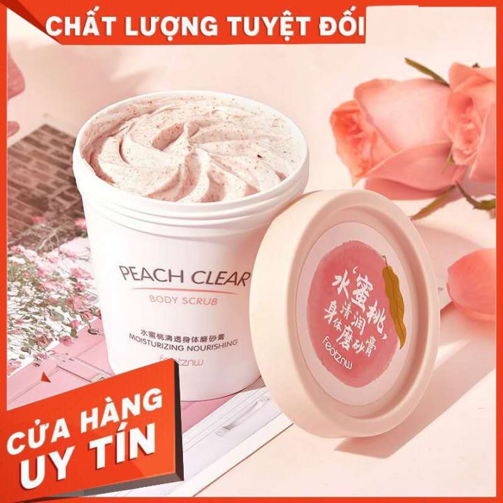 Tẩy tế bào chết Body PEACH đào cải thiện da viêm lông , sáng da