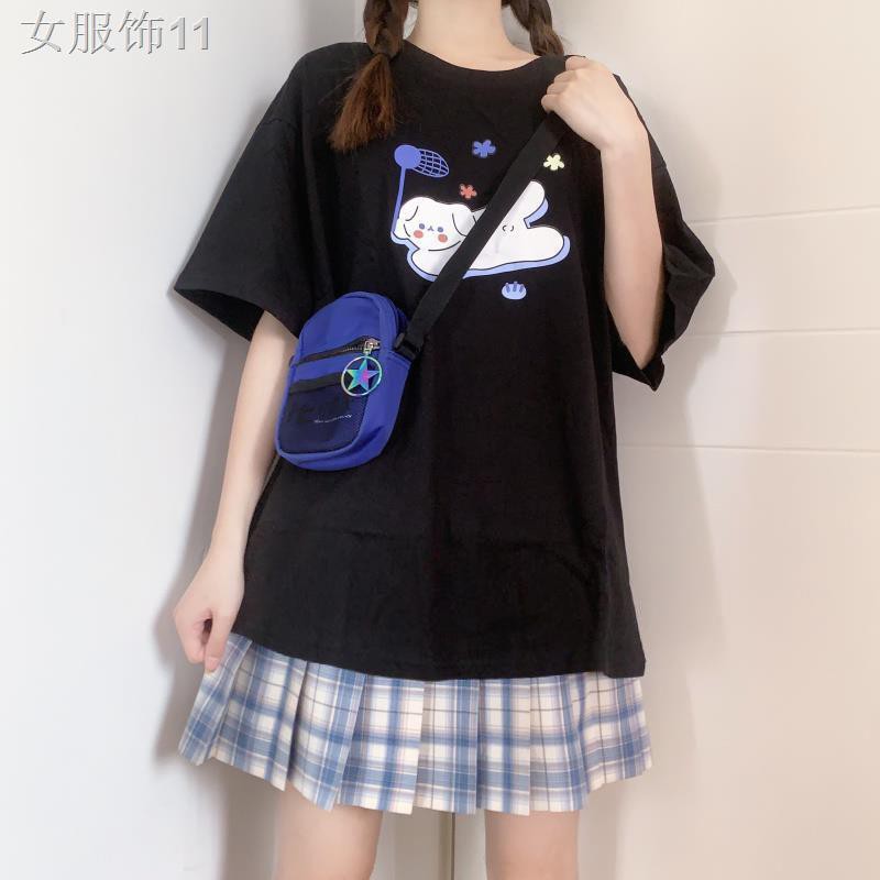 Đại học Nhật Bản cô gái mềm mại dễ thương áo phông đồng phục jk váy xếp lyJCY