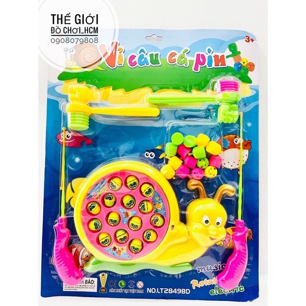 [VỪA ĐẬP-VỪA CÂU] Đồ chơi vỉ câu cá dùng pin, vừa câu vừa đập dành cho bé yêu giúp bé rèn tính khéo léo và kiên trì.