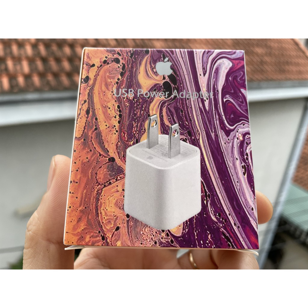 Cục sạc, củ sạc vuông phụ kiện fullbox cho các dòng điện thoại iPhone5/6/7/8/X/XS 5V A21
