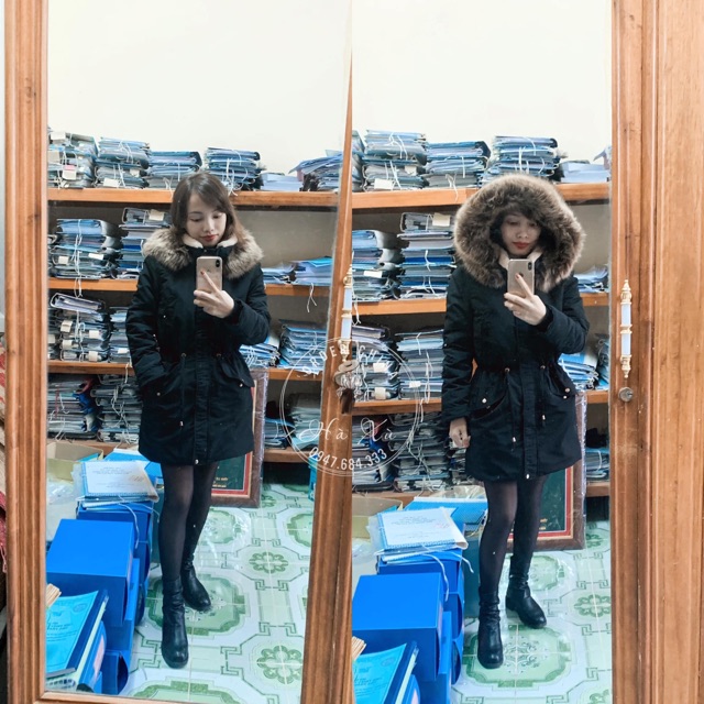 Áo parka zara xuất xịn