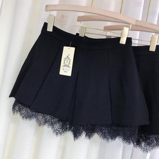 Quần short váy phối ren trẻ trung, nữ tính ( Cạp cao)