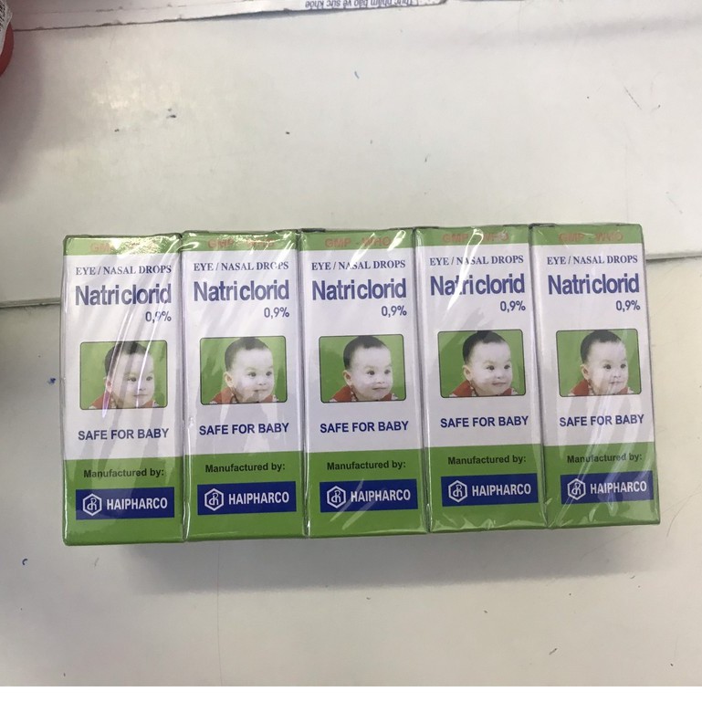 10 lọ nước muối sinh lý Natri Clorid