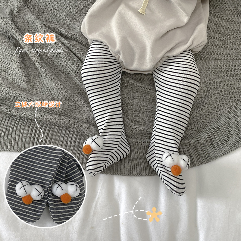 Quần Tất Cotton Kẻ Sọc Mềm Mại Dành Cho Bé