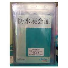 Bao đựng thẻ dọc TL304, kích thước 10*13.5, trong suốt, có khóa ngăn nước
