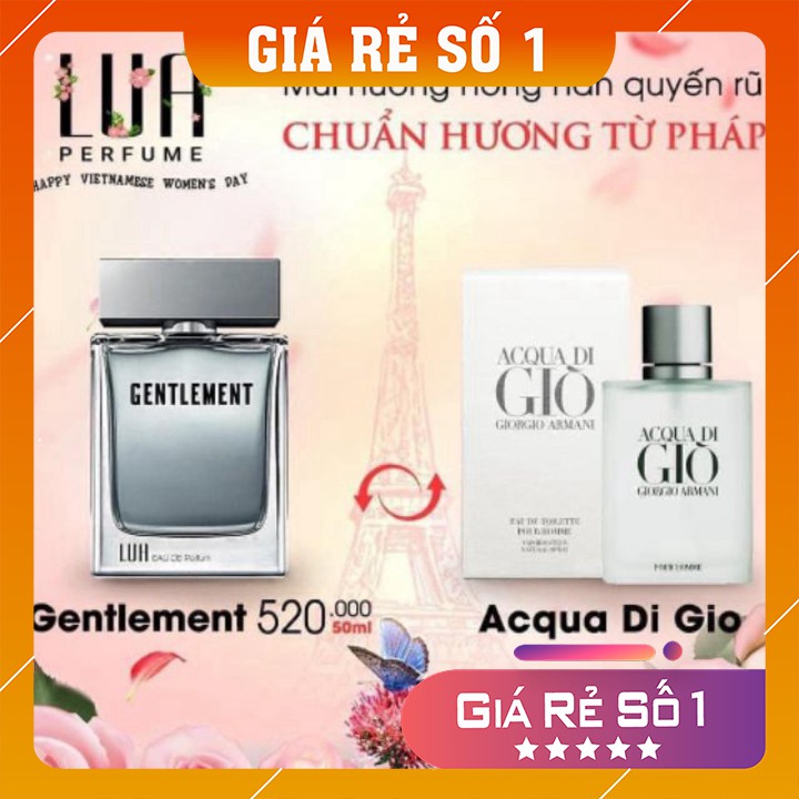 [Khuyến Mãi Sốc] Nước hoa nam  LUA Gentlement 50ml
