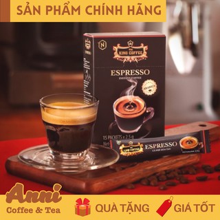 Cà phê hoà tan - King Coffee - King coffee hoà tan Espresso 15 stick