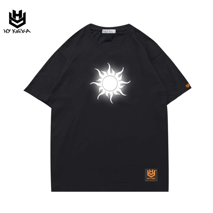 Áo Thun Phản Quang 161 Cotton 75% Form Rộng Unisex Nam Nữ Rẻ Đẹp HY KOREA