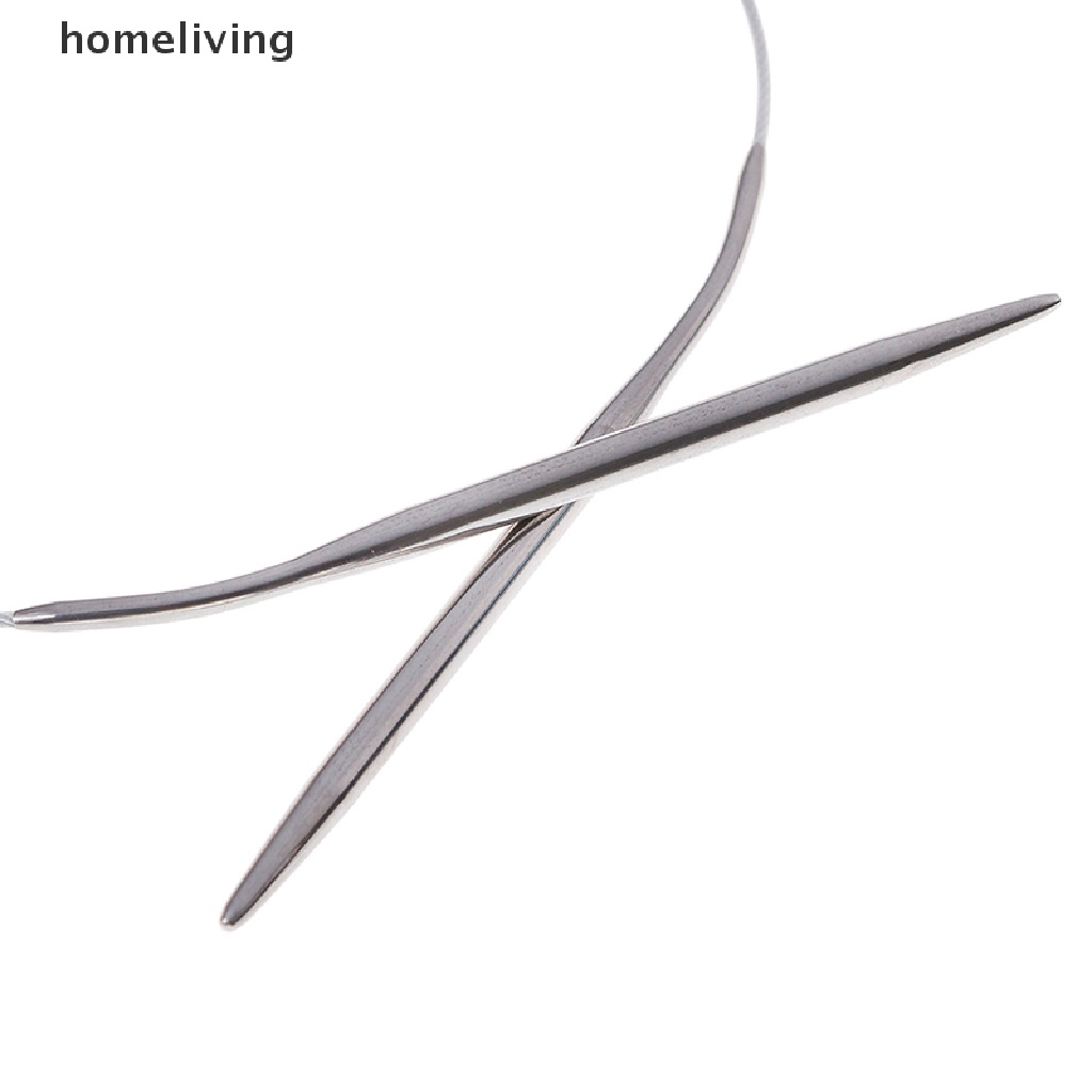 Bộ 11 Kim Đan Len Bằng Thép Không Gỉ Kích Thước 6-16 43 / 65 / 80cm