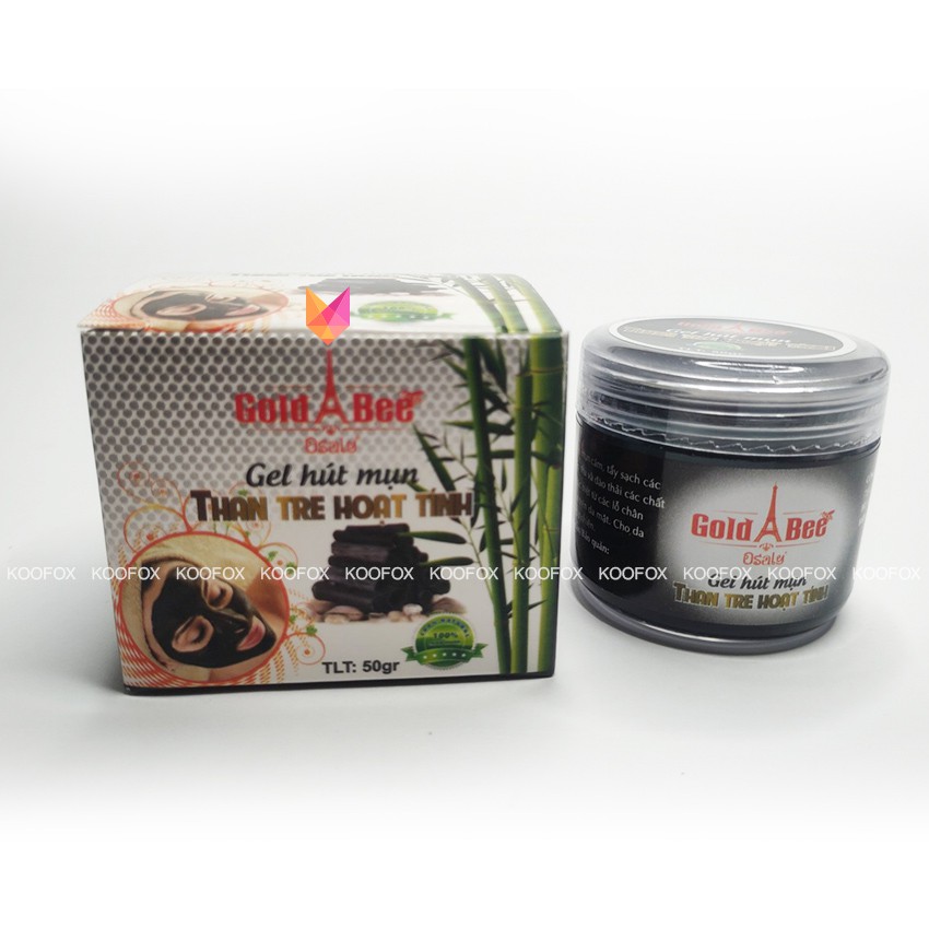 Gel Hút Mụn Than Hoạt Tính, Trà Xanh Gold Bee - Lột Sạch Mụn, Không Rát, Không To Chân Lông - KOOFOX