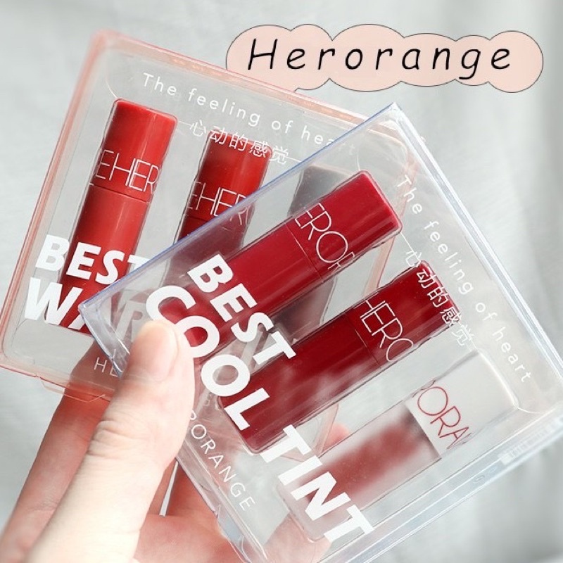 SET 3 THỎI SON MINI HERORANGE