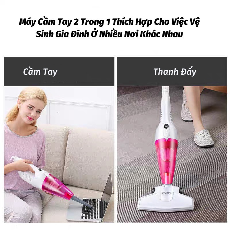 Máy Hút Bụi Cầm Tay Máy Hút Bụi Đa Năng Nhiều Đầu Hút Tiện Lợi Moda.H