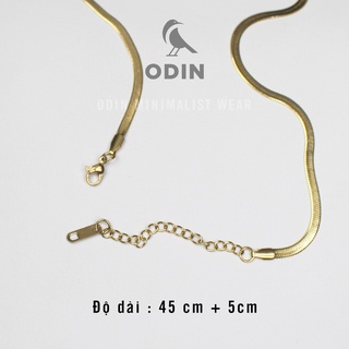 Dây chuyền Silk Chain - Dây lụa thép Titanium mạ vàng