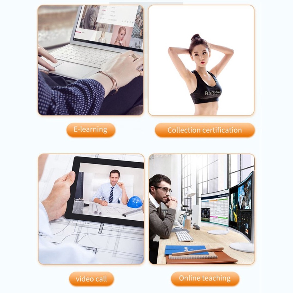 Webcam Hd Có Thể Xoay Và Điều Chỉnh Kèm Mic Cho Livestream | BigBuy360 - bigbuy360.vn