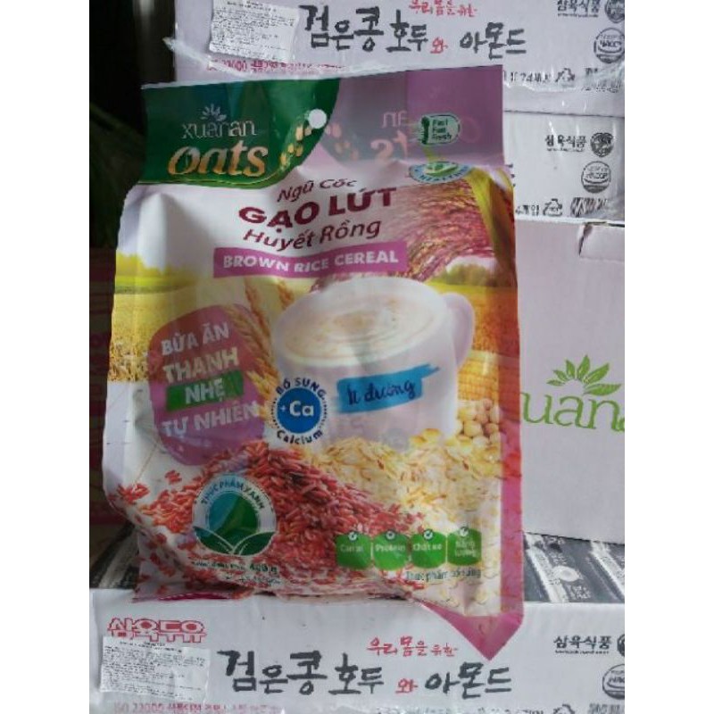 1 BỊCH Ngủ cốc Gạo lức huyết rồng 400g Xuân An