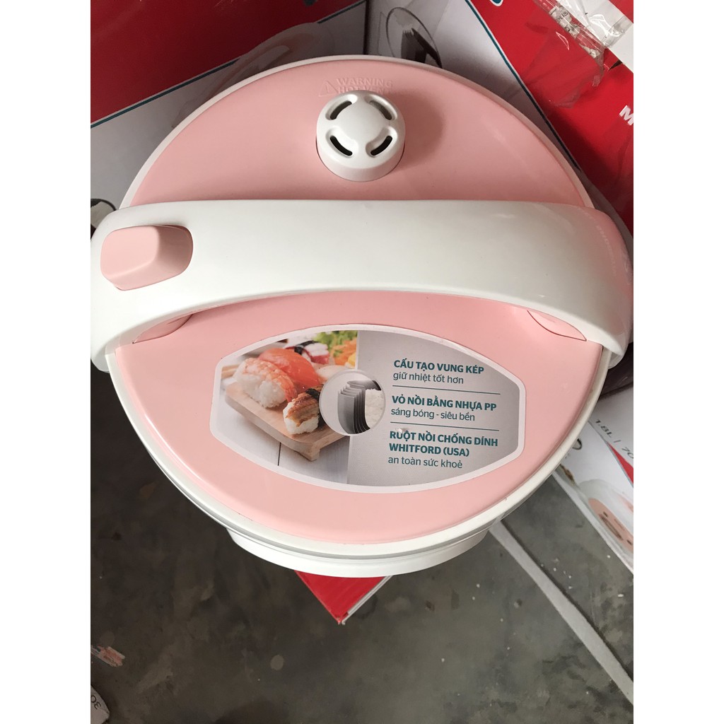 NỒI CƠM ĐIỆN 1.8L SUNHOUSE SHD8607W | BigBuy360 - bigbuy360.vn