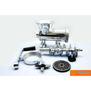 Máy xay thịt quay tay bằng inox an toàn