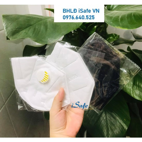 Hộp khẩu trang N95 KN95 5 lớp lọc bụi mịn PM 2.5, KT 2 lớp kháng khuẩn, chứng nhận FDA sử dụng trong y khoa | BigBuy360 - bigbuy360.vn