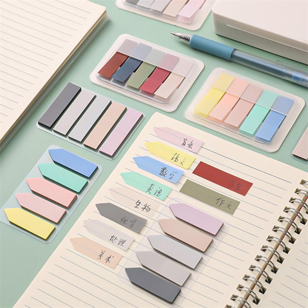 Bộ 100 Tờ Giấy Dán Ghi Chú Nhiều Màu Sắc F2Q9