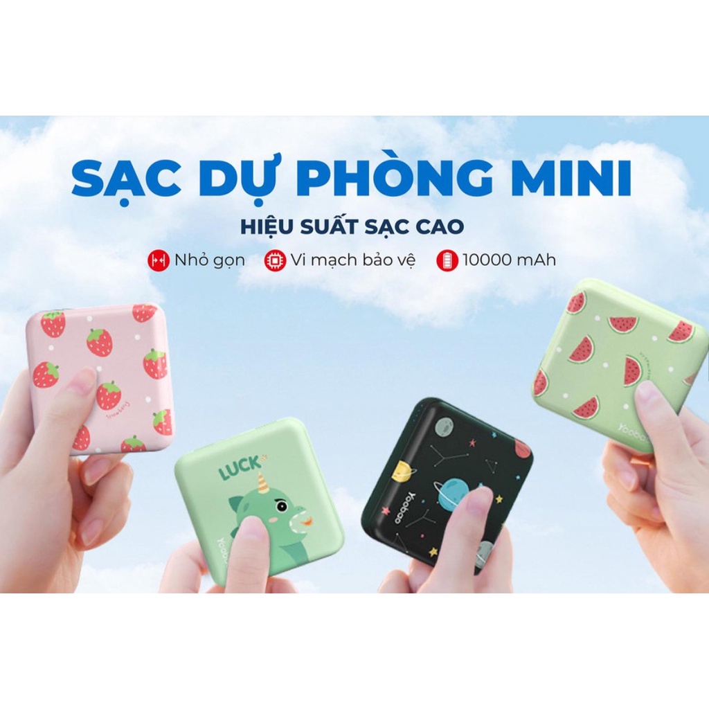 Pin dự phòng Yoobao M4 mini 10.000 mAh