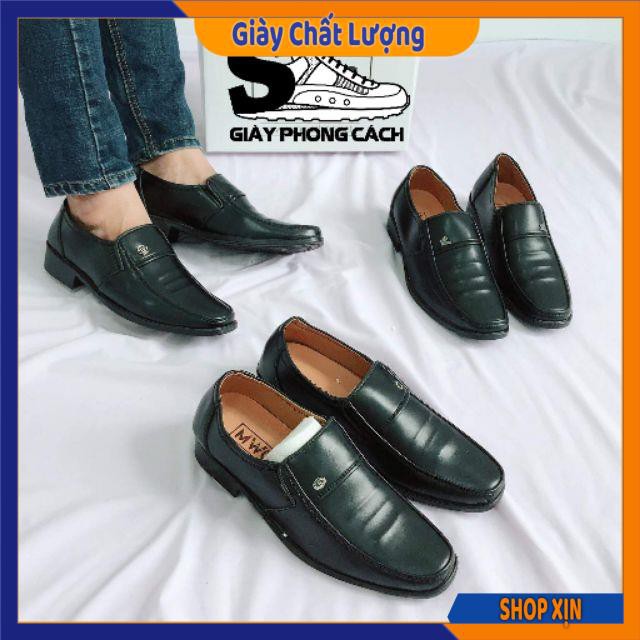 Giày Tây Nam Mũi Vuông Lịch Lãm