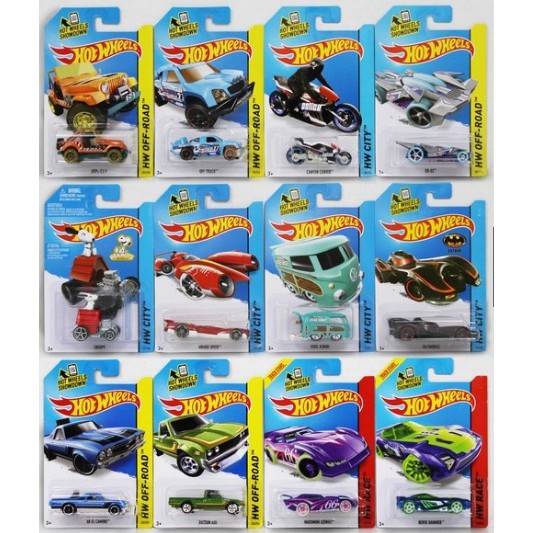 Combo 5 Mô Hình Xe Hotwheels Khác Mẫu