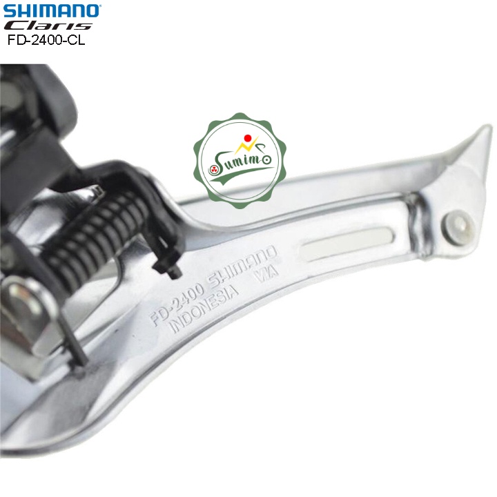 Sang dĩa xe đạp - Gạt dĩa SHIMANO Claris FD-2400 2x8 Speed Clamp 31.8mm - Chính hãng