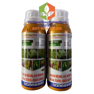 Azoxy gold 600sc đặc trị đốm đen ,thán thư ,rĩ sắt trên cây trồng 240ml