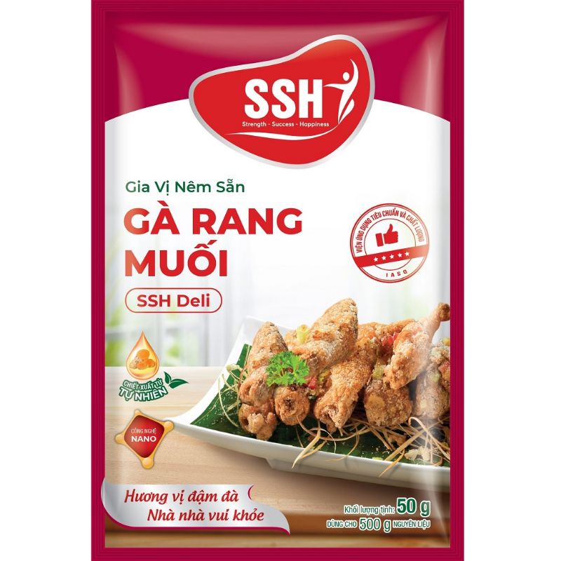 Gia vị gà rang muối SSH 50g