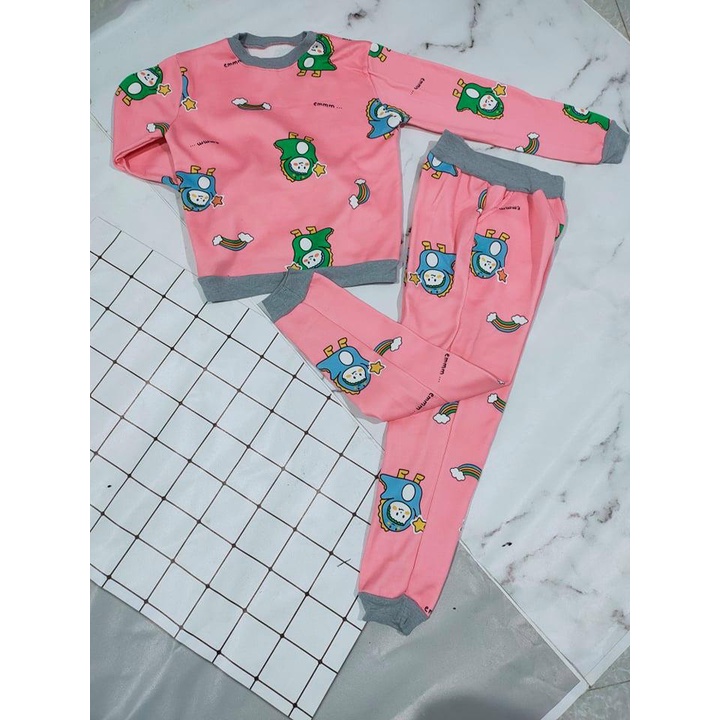 Bộ Nỉ Lót Lông Free Size Nhiều Màu Cực Yêu