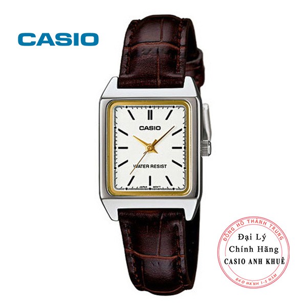 Đồng hồ nữ chính hãng Casio LTP-V007L-7E2UDF dây da
