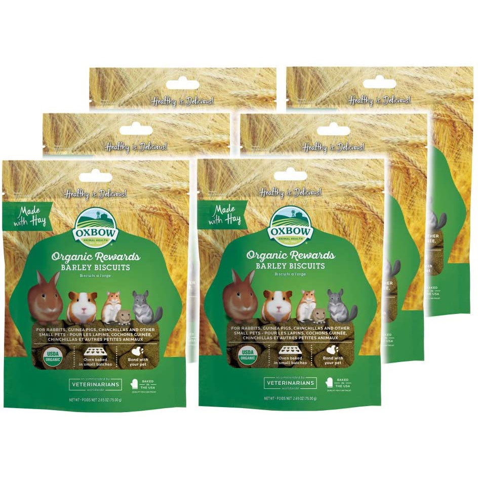 BARLEY BISCUITS OXBOW Chiết Lẻ  FREE SHIP  Bánh Cỏ Mài Răng Hỗ Trợ Dinh Dưỡng cho guinea pig, thỏ, chinchilla ..
