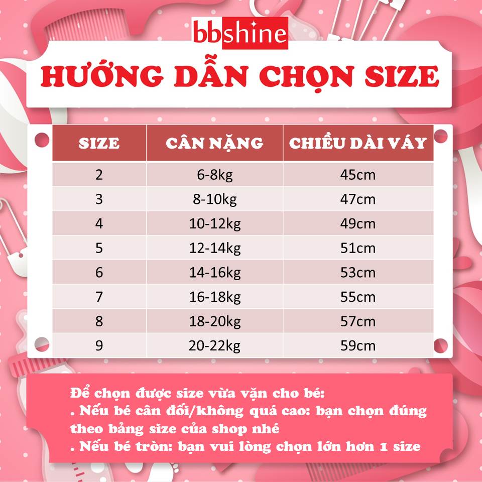 Đầm nơ ren cánh tiên cao cấp họa tiết hoa nhí nhẹ nhàng đáng yêu cho bé 1-7 tuổi chất cotton nhẹ mát BBShine – D072