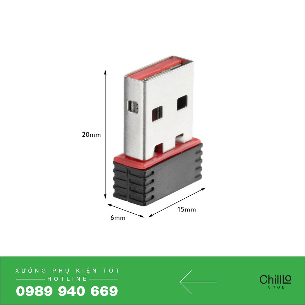 USB Wifi 300Mbps Không Dây 802.11N - Bộ Thu Wifi Cho Máy Tính PC, Laptop, Macbock - Hệ Điều Hành Windows/ Mac Os/ Linux