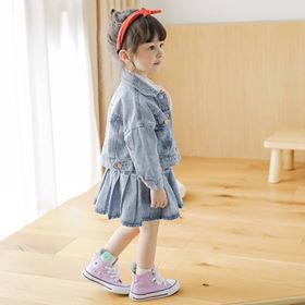 sét váy bò dành cho con gái từ 12-23kg