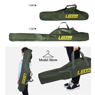 Túi đựng cần Leo fishing 2 ngăn chính/1 ngăn phụ