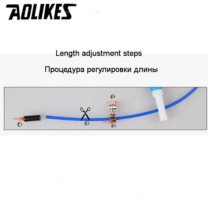 Dây nhảy thể dục AOLIKES A-3201 tập thể lực lõi thép cao cấp sport jump rope