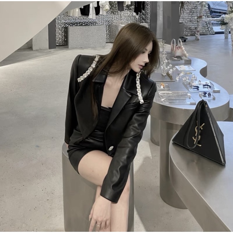 Set váy da Ecumé 21FW new collection hàng cao cấp