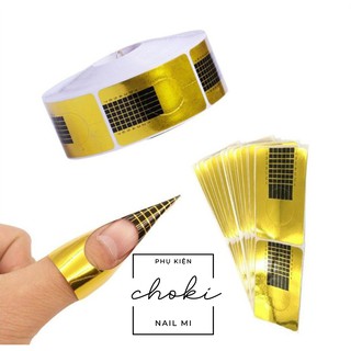 Cuộn giấy 500 miếng tạo form gắn móng giả CHOKI NAIL MI  - CFGB