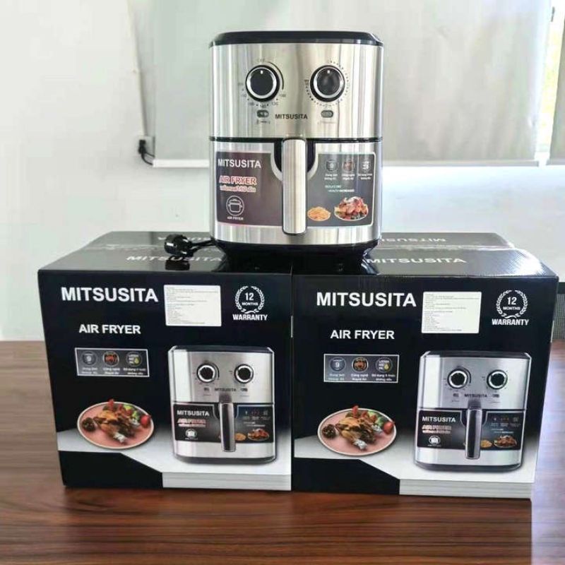 Nồi chiên không dầu MITSUSITA 9L,12L Thái Lan Siêu Tiện Lợi Bảo Hành Chính Hãng 12 Tháng