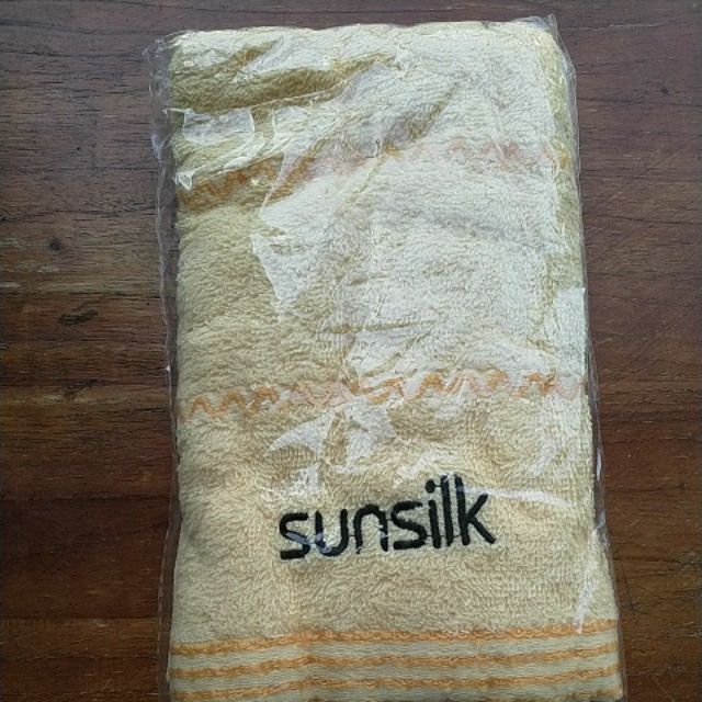Khăn sunsilk xanh hồng vàng 50*90
