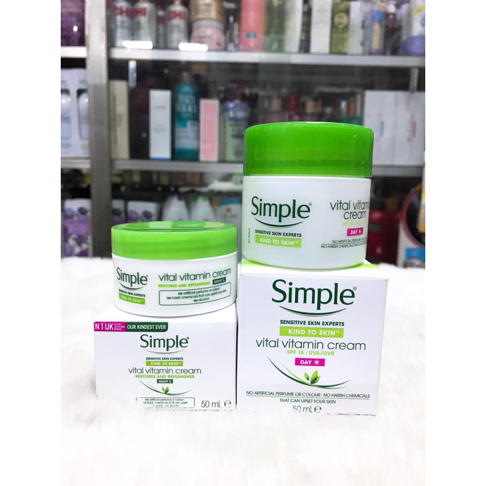 [Bill UK] Kem Dưỡng Đêm Simple Kind To Skin Vital Vitamin - Cila House | BigBuy360 - bigbuy360.vn