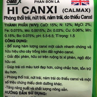 HI Canxi Boly canxi cao Phân bón lá